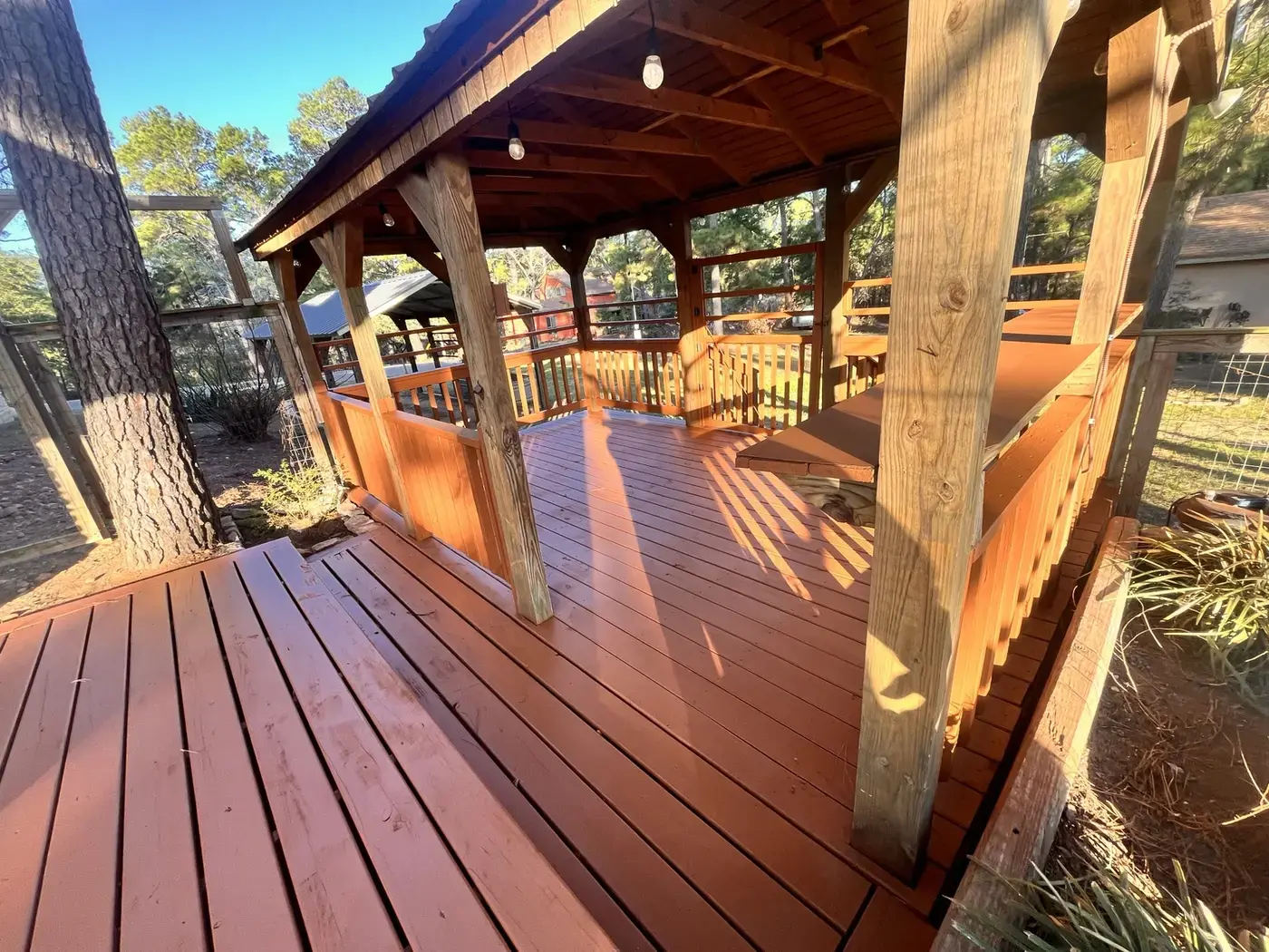 Restored deck